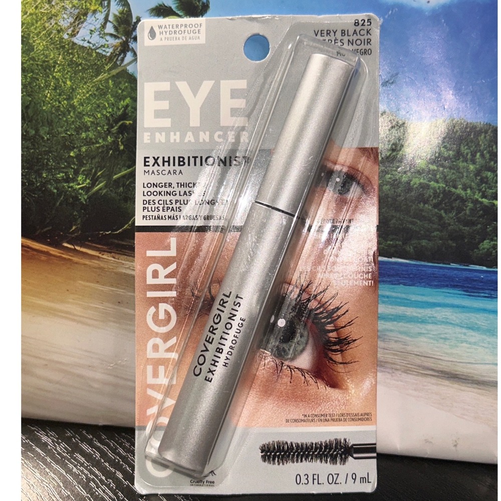 Covergirl Exhibitionist Waterproof Mascara 825 Very Black Eye Enhancer 0.3oz NEW